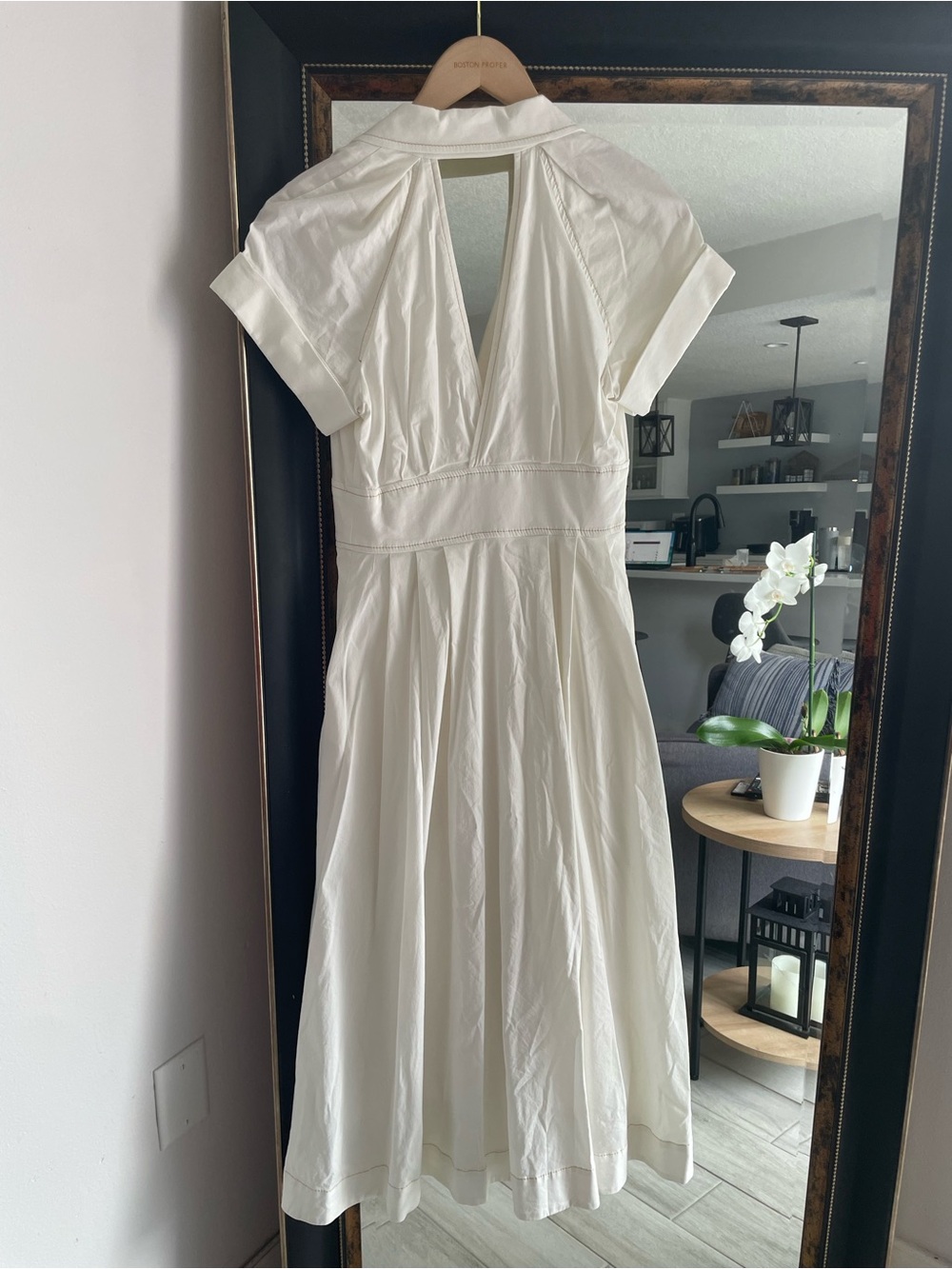 Anthropologie // Maeve Poplin Midi Shirtdress - Picture 8 of 8